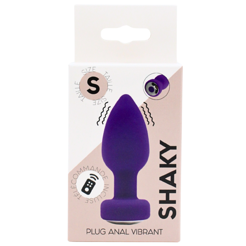 Plug Anal Vibrant Télécommandé SHAKY Violet