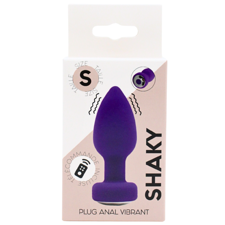 Plug Anal Vibrant Télécommandé SHAKY Violet