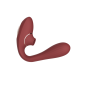 Stimulateur Clitoridien &amp; Vibromasseur Point G 2-en-1 DINA Bordeaux