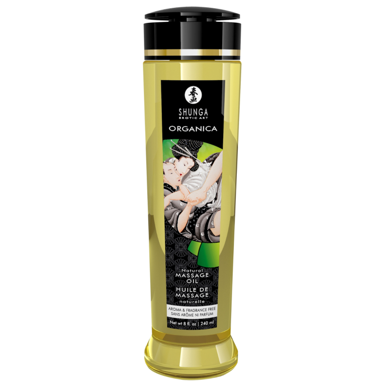 Huile de Massage Organica Sans Parfum 240 ml Shunga