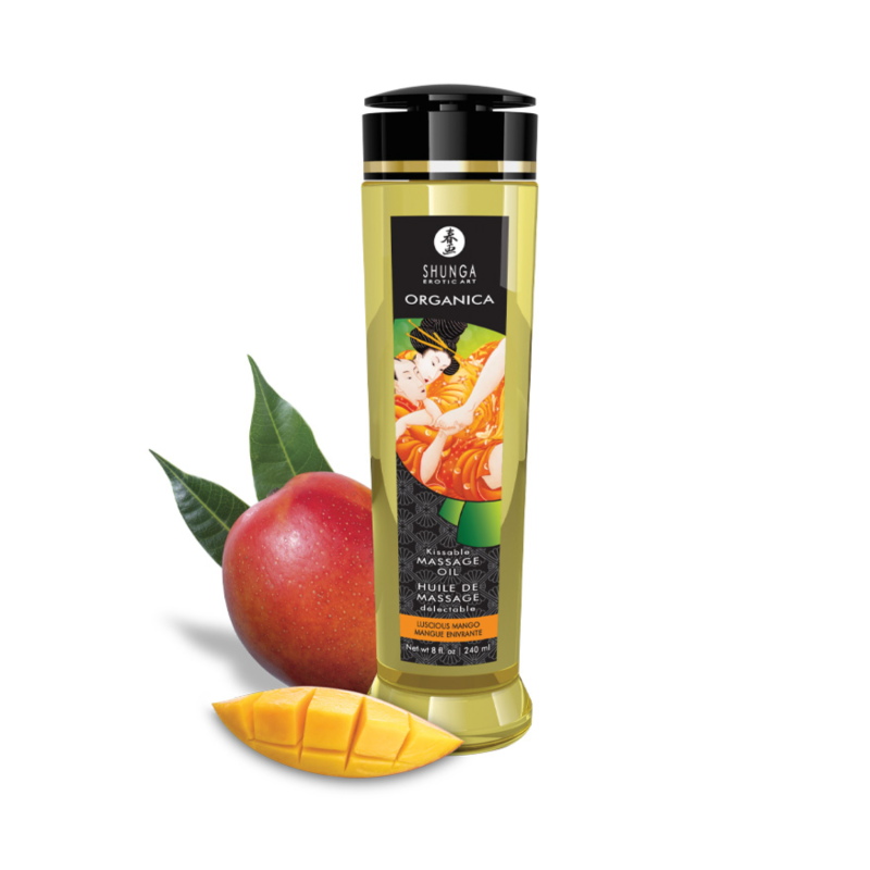 Huile de Massage Organica Mangue Enivrante 240 ml Shunga