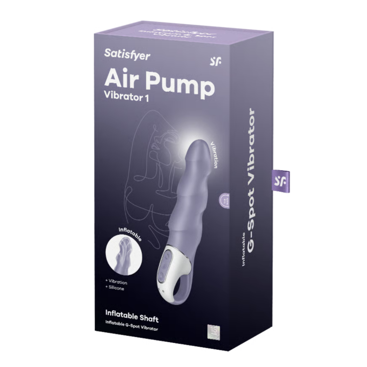 Vibromasseur gonflable Satisfyer Air Pump Vibrator 1