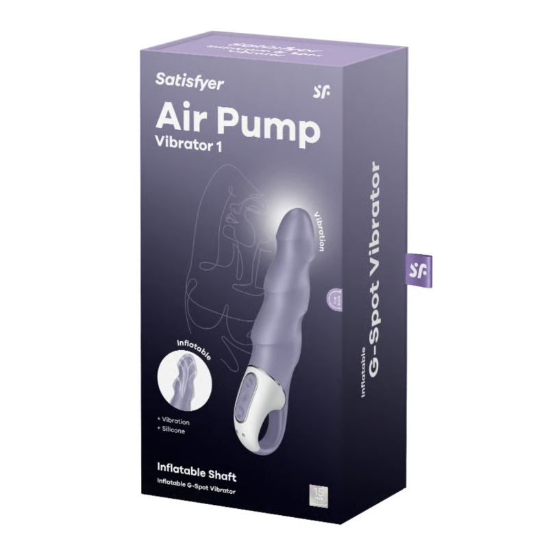 Vibromasseur gonflable Satisfyer Air Pump Vibrator 1