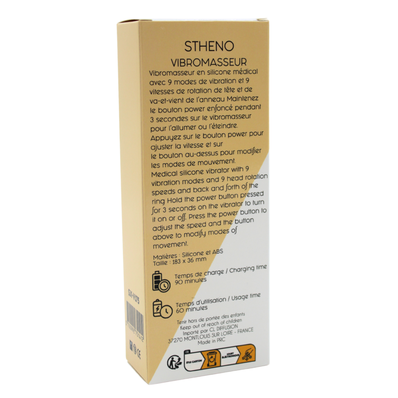 Vibromasseur STHENO Haute Précision avec Rotation