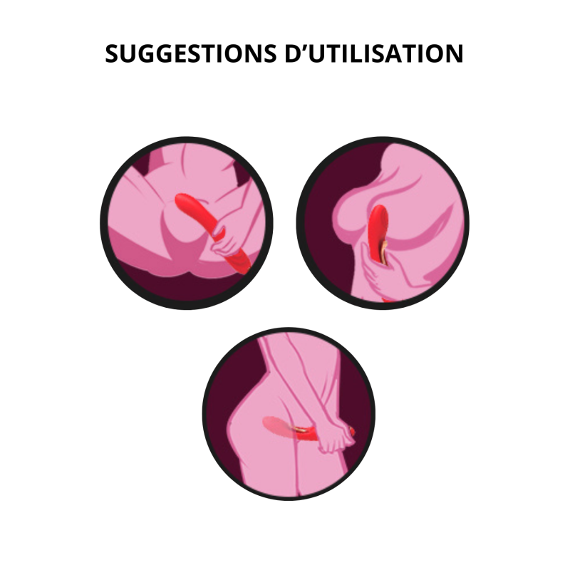 Vibromasseur TICKLE Double Stimulation – USK-V30