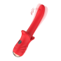 Vibromasseur Rouge Ultra-Souple KISS
