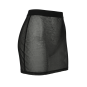 Jupe noire en résille transparente Maya