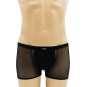 Boxer noir semi opaque