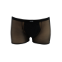 Boxer noir semi opaque