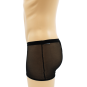 Boxer noir semi opaque