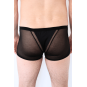 Boxer noir semi opaque