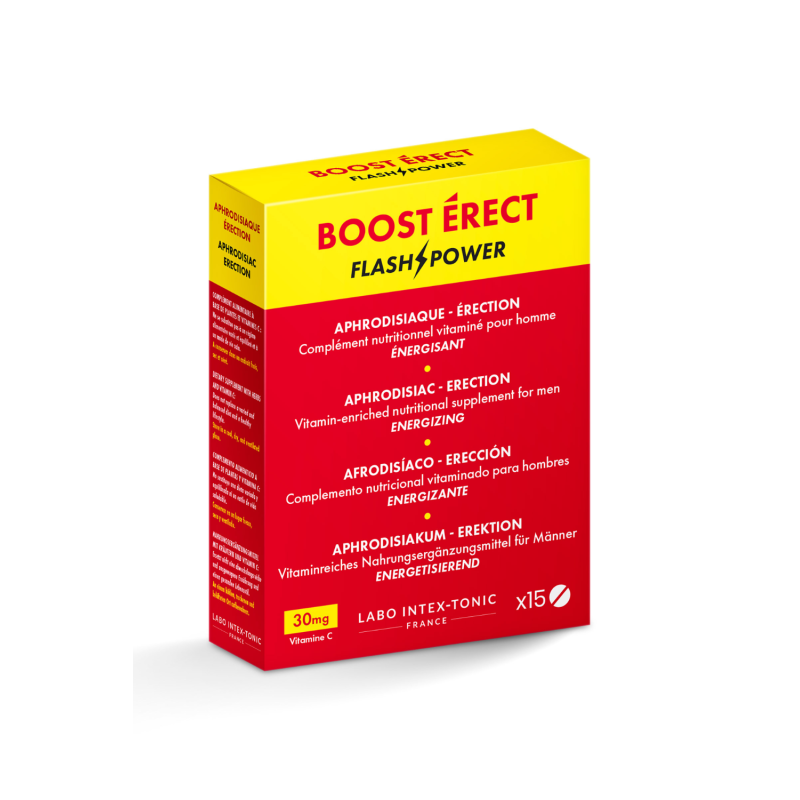 Stimulant homme Boost Erect 15 comprimés