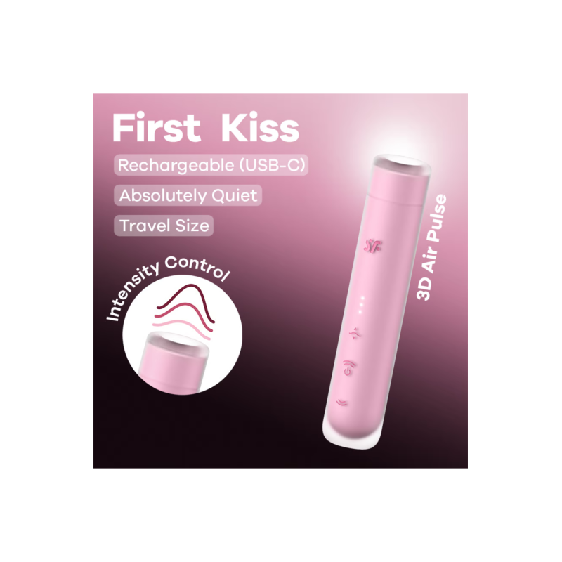 Stimulateur clitoridien de voyage First Kiss Satisfyer