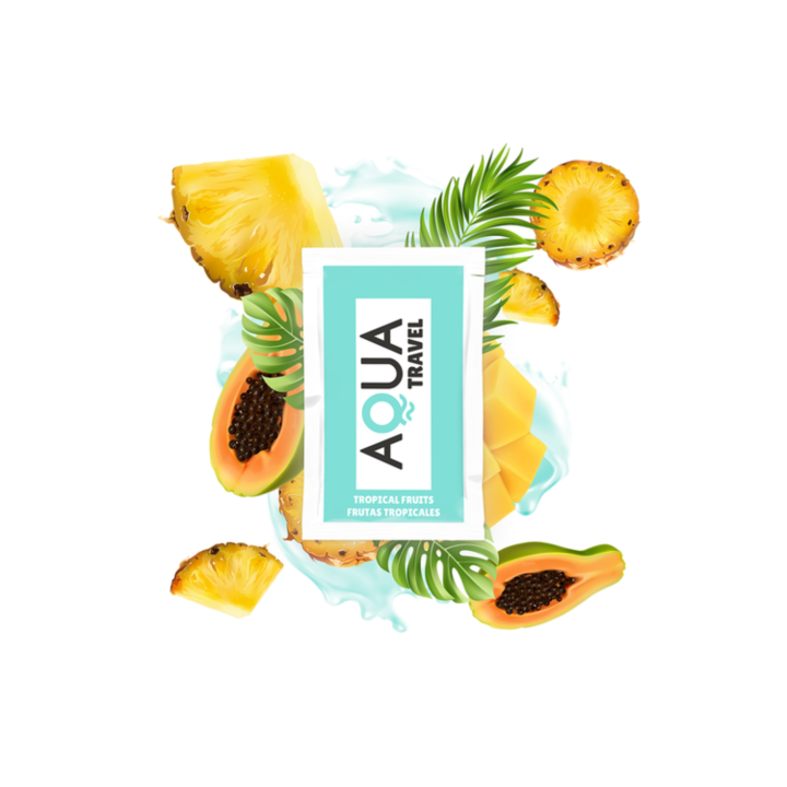 Dosette lubrifiant à base d'eau saveur fruits tropicaux 6 ML