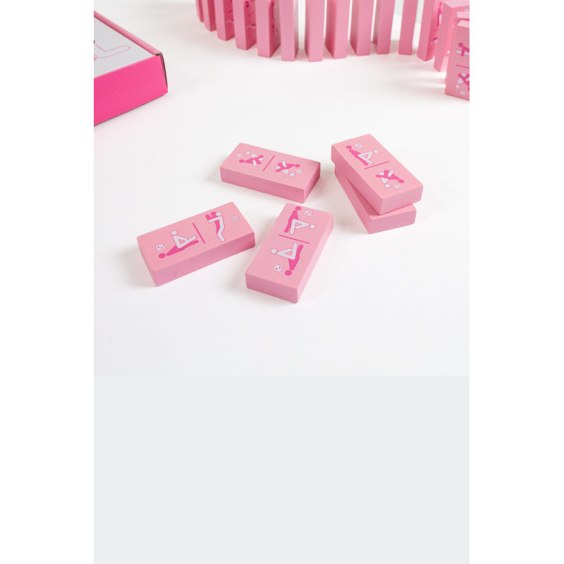 Jeu en bois DOMINO coquin
