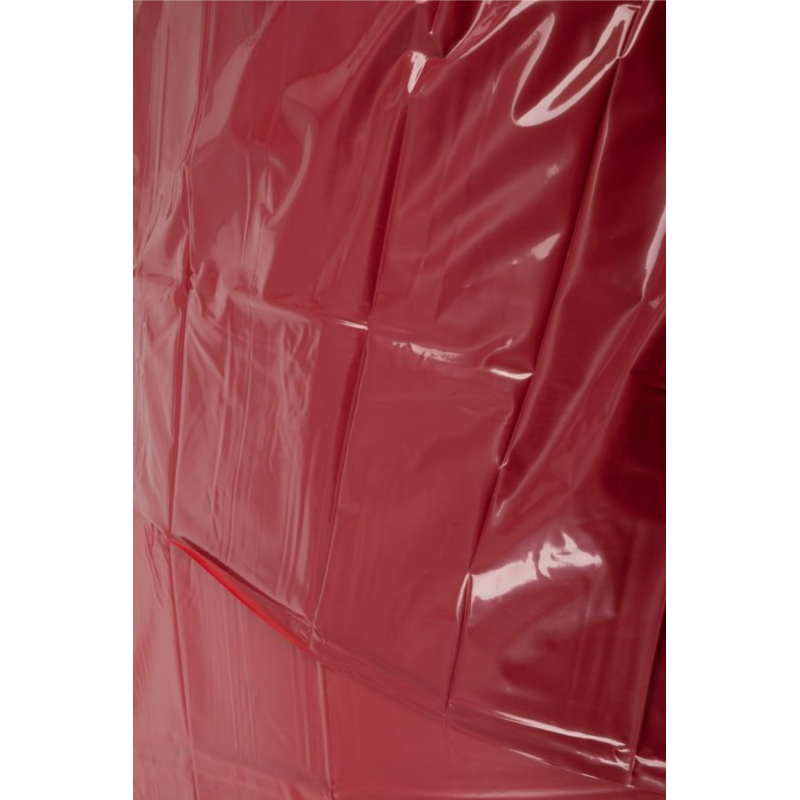 Drap de lit en vinyle rouge 200 x 230 cm