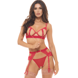 Ensemble 3 pièces rouge