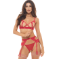 Ensemble 3 pièces rouge