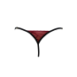 String bordeaux avec anneaux détachables