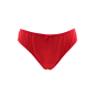 Culotte rouge en dentelle avec nœud en satin