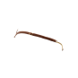 String en dentelle taupe ouvert avec chaînes dorées