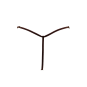String en dentelle marron ouvert avec chaînes dorées