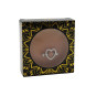 Paire de cache-tétons piercing barre coeur faux diamant peau métisse