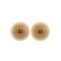 Paire de cache-tétons piercing barre faux diamant peau claire