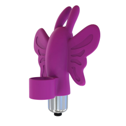 Doigt chinois vibrant papillon violet