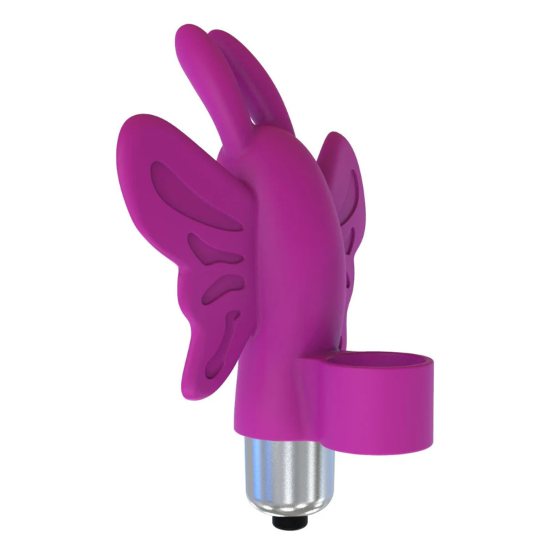 Doigt chinois vibrant papillon violet