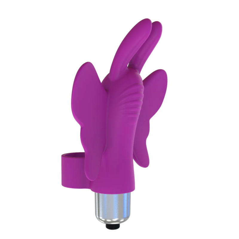 Doigt chinois vibrant papillon violet