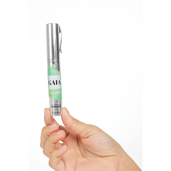 Parfum aux phéromones pour femme GAIA, format voyage 9.5 ml