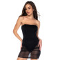 Robe noire avec body intégré