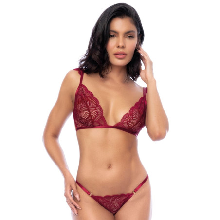Ensemble 2 pièces couleur framboise