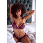 Ensemble 2 pièces couleur bordeaux