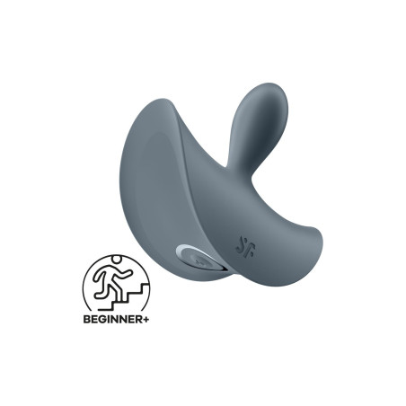 Vibromasseur anal unisexe gris Booty Absolute Beginners 2 Satisfyer