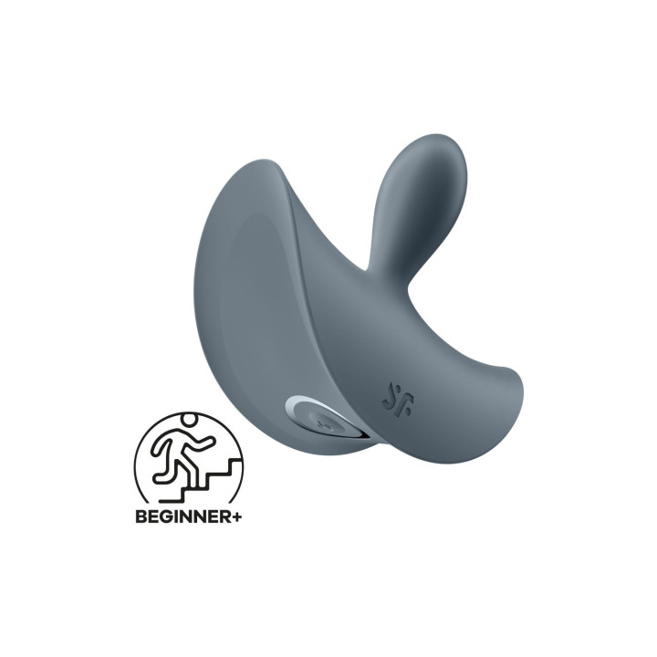 Vibromasseur anal unisexe gris Booty Absolute Beginners 2 Satisfyer
