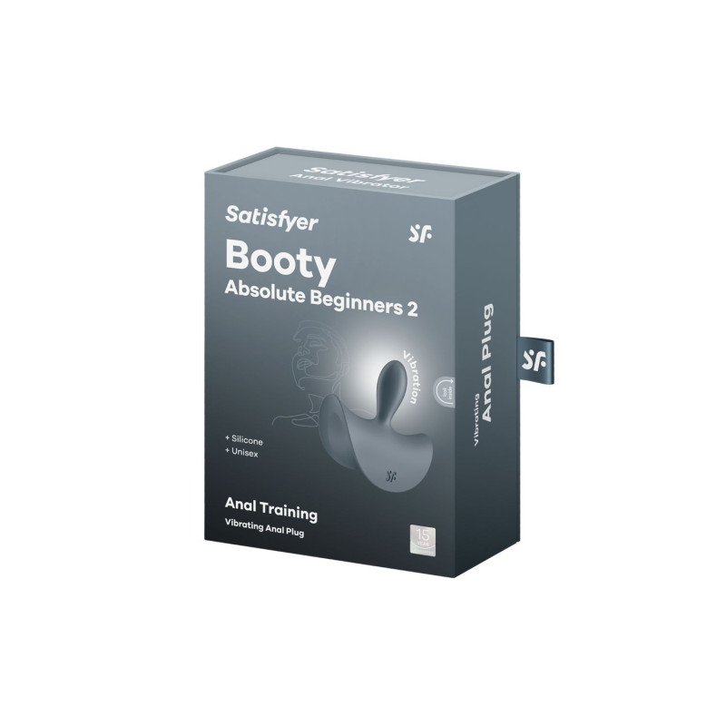 Vibromasseur anal unisexe gris Booty Absolute Beginners 2 Satisfyer
