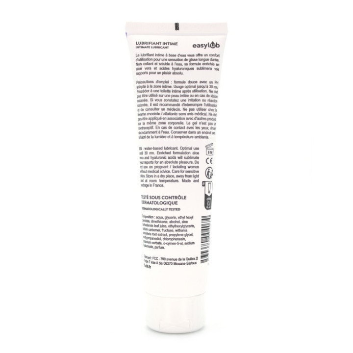 Lubrifiant à base d'eau 100 ml fabriqué en France
