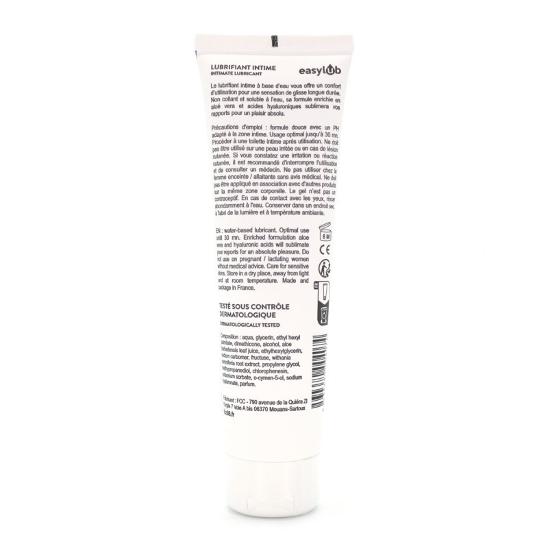 Lubrifiant à base d'eau 100 ml fabriqué en France