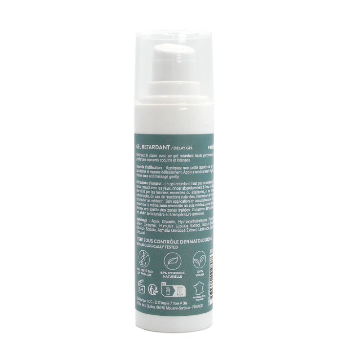 Gel retardant 30ml fabriqué en France