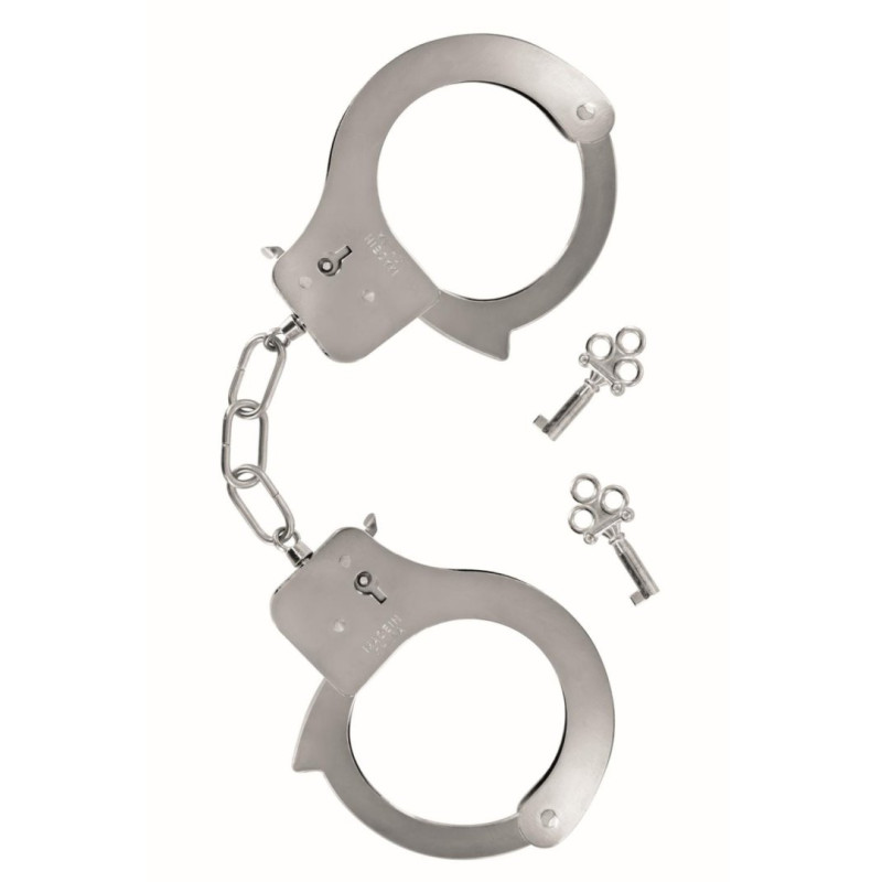 Menottes pour poignet en métal avec 2 clefs pour utilisateurs confirmés