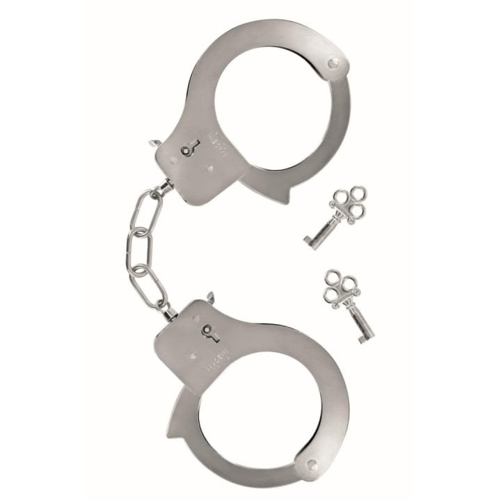 Menottes pour poignet en métal avec 2 clefs pour utilisateurs confirmés