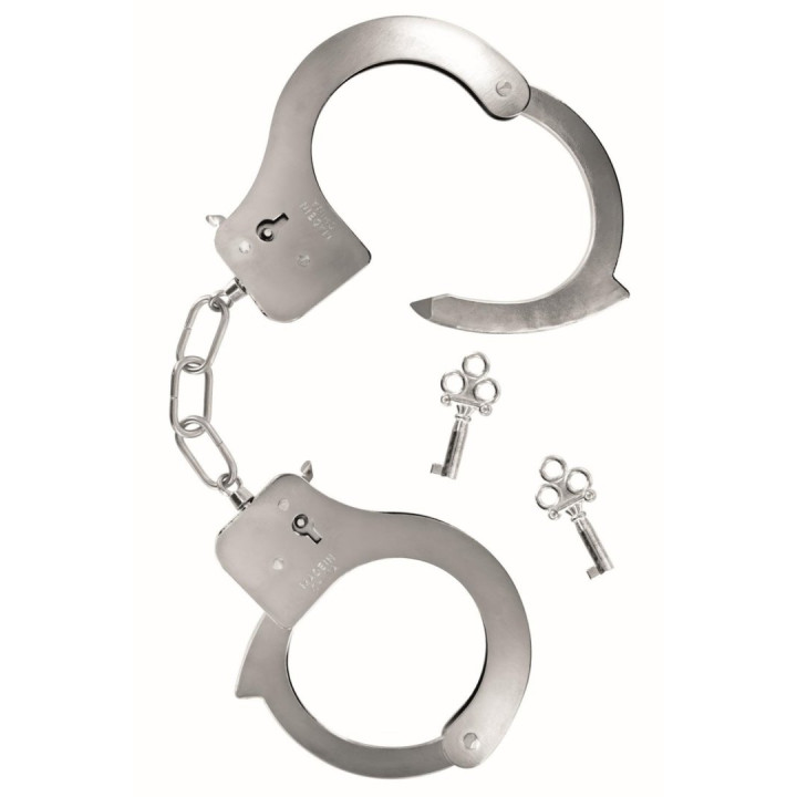 Menottes pour poignet en métal avec 2 clefs pour utilisateurs confirmés