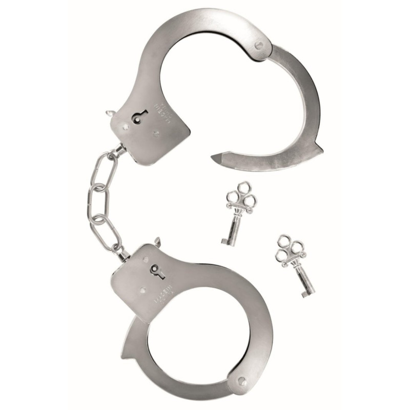 Menottes pour poignet en métal avec 2 clefs pour utilisateurs confirmés