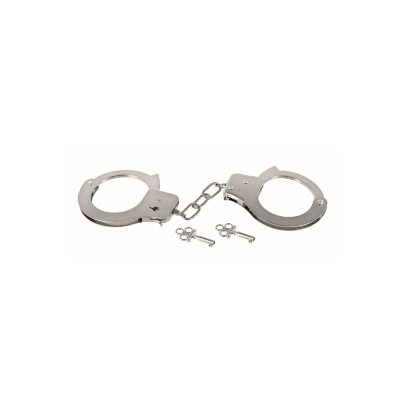 Menottes pour poignet en métal avec 2 clefs pour utilisateurs confirmés