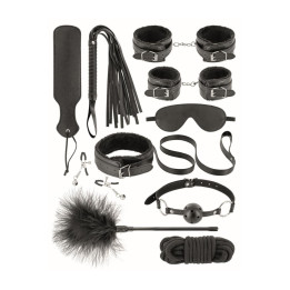 Coffret BDSM 10 produits en cuir vegan Fetish tentation