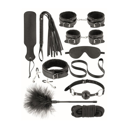 Coffret BDSM 10 produits en cuir vegan Fetish tentation