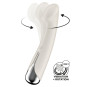 Vibromasseur point G tête rotative blanc USB Spinning g-spot 1 Satisfyer