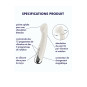 Vibromasseur point G tête rotative blanc USB Spinning g-spot 1 Satisfyer